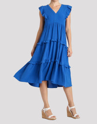Umgee - Ruffle Tiered Midi Dress