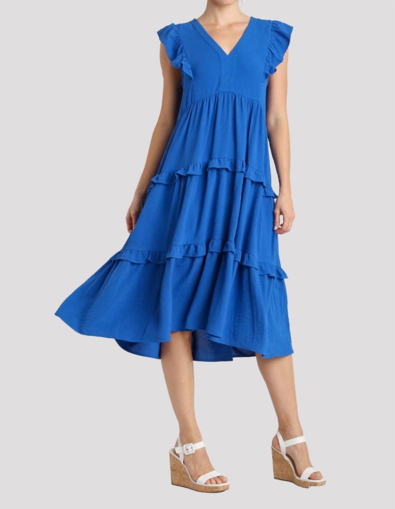 Umgee - Ruffle Tiered Midi Dress