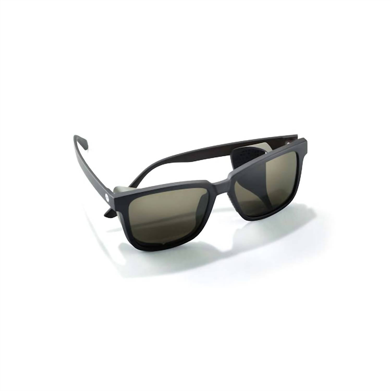 Sunski Women's Couloir Square Sunglasses in black forest - women's accessory - alternate view
