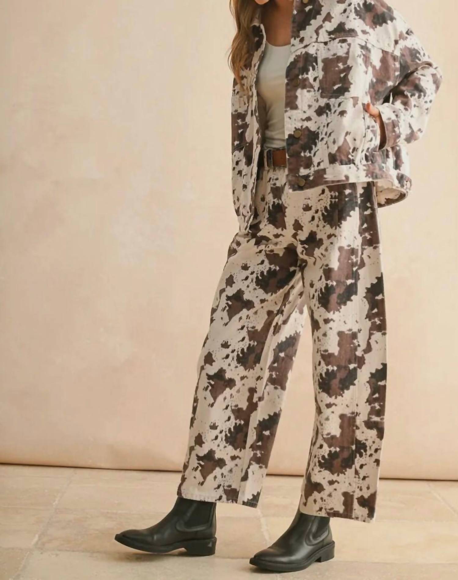 Miou Muse - Splattered Swing Jacket