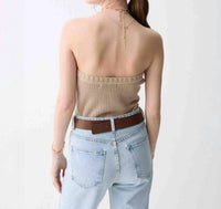 Deluc - Tinto Strapless Knit Top