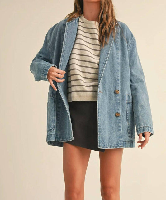 Mimosa - Oversized Blazer Top