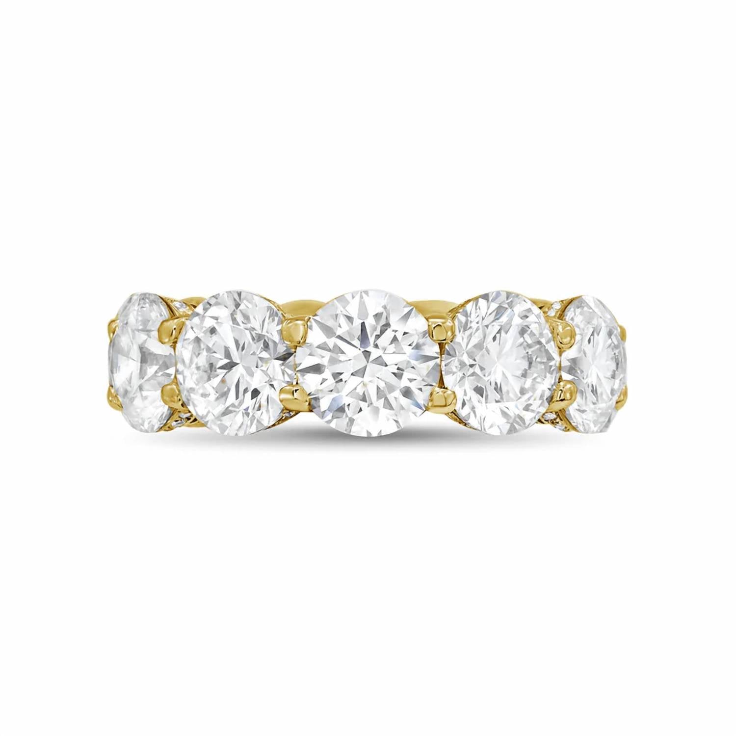 Diana M Jewels - Women's Round Lab-Grown Diamond Eternity Band (13.00 Ct) - Signature