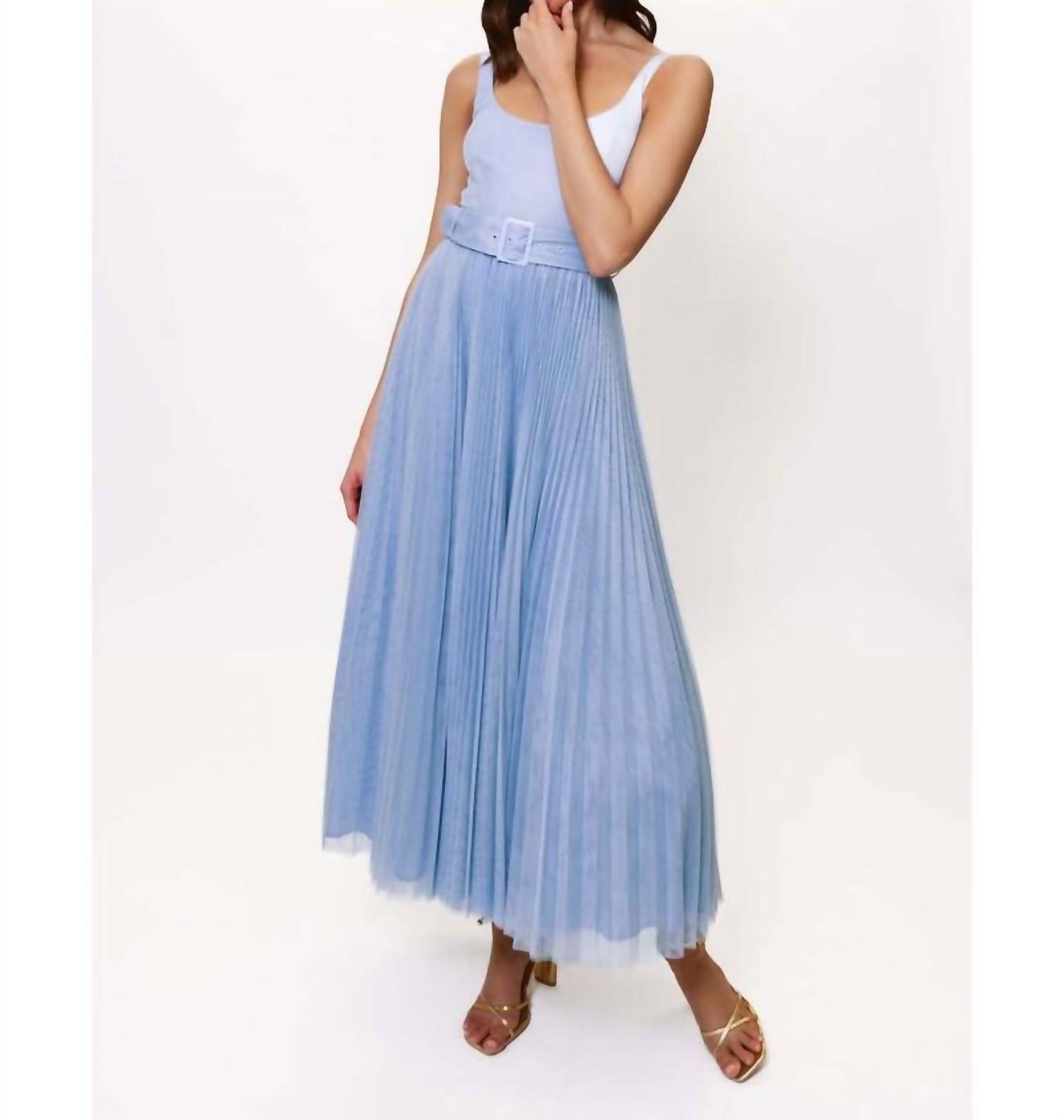 hutch Effy Cocktail Dress in peri - women's dress - alternate view