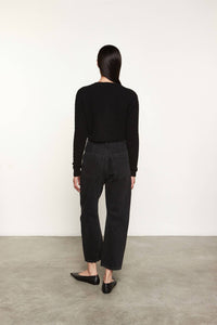 Enza Costa - POWDER CASHMERE CABLE KNITTED CARDIGAN