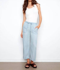 Charlie B - Tencel Wide Leg Jogger Pants