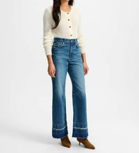 Veronica Beard - Taylor High Rise Wide Leg Jean