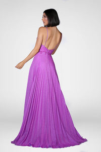 Sherri Hill - Flowy Slitted Prom Dress