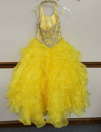 Little Rosie - Girl's Glitz Long Pageant Dress