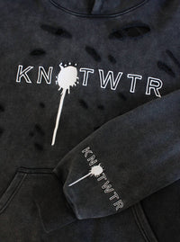 Knotwtr - Men's Distressed Hoodie