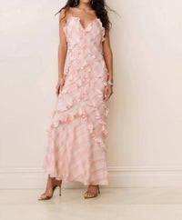 Loveshackfancy - Ellietta Plaid Ruffle Maxi Dress