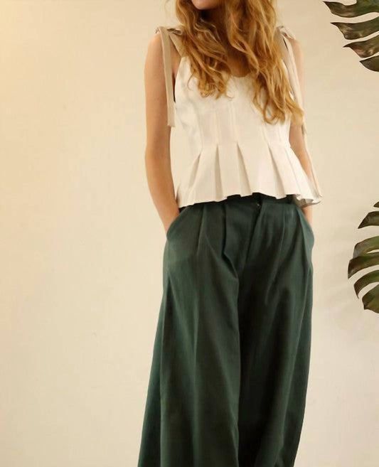 Mulla - Bow Tie Strap Two-Tone Tank