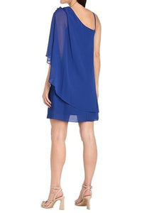 R&M Richards - One Shoulder Short Evening Dress