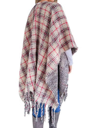 Amoli - Plaid Reversible Ruana