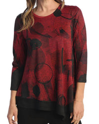Jess & Jane - Toscana Asymmetrical Slinky Top