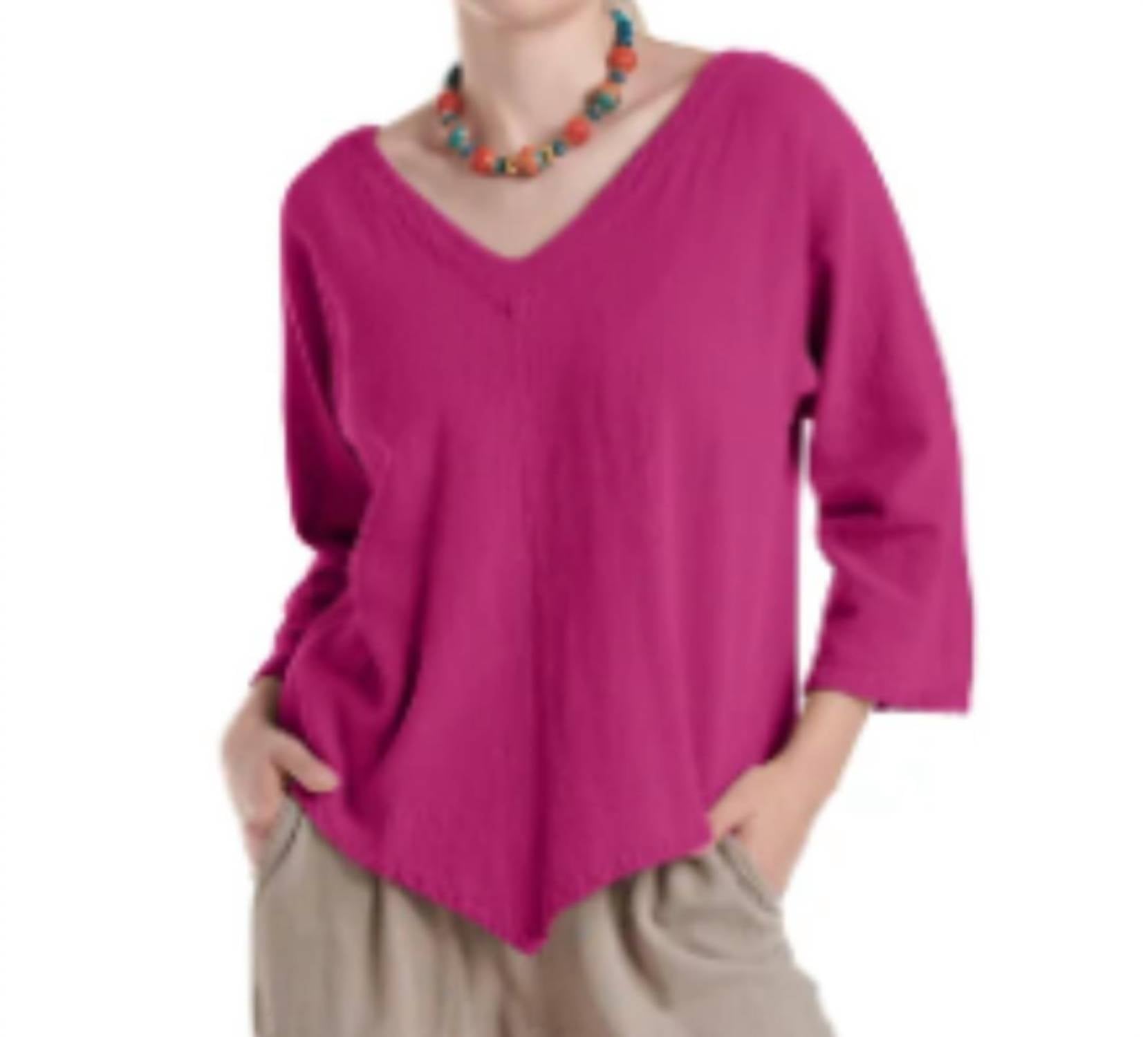 Oh My Gauze! - Lynn V-neck Top