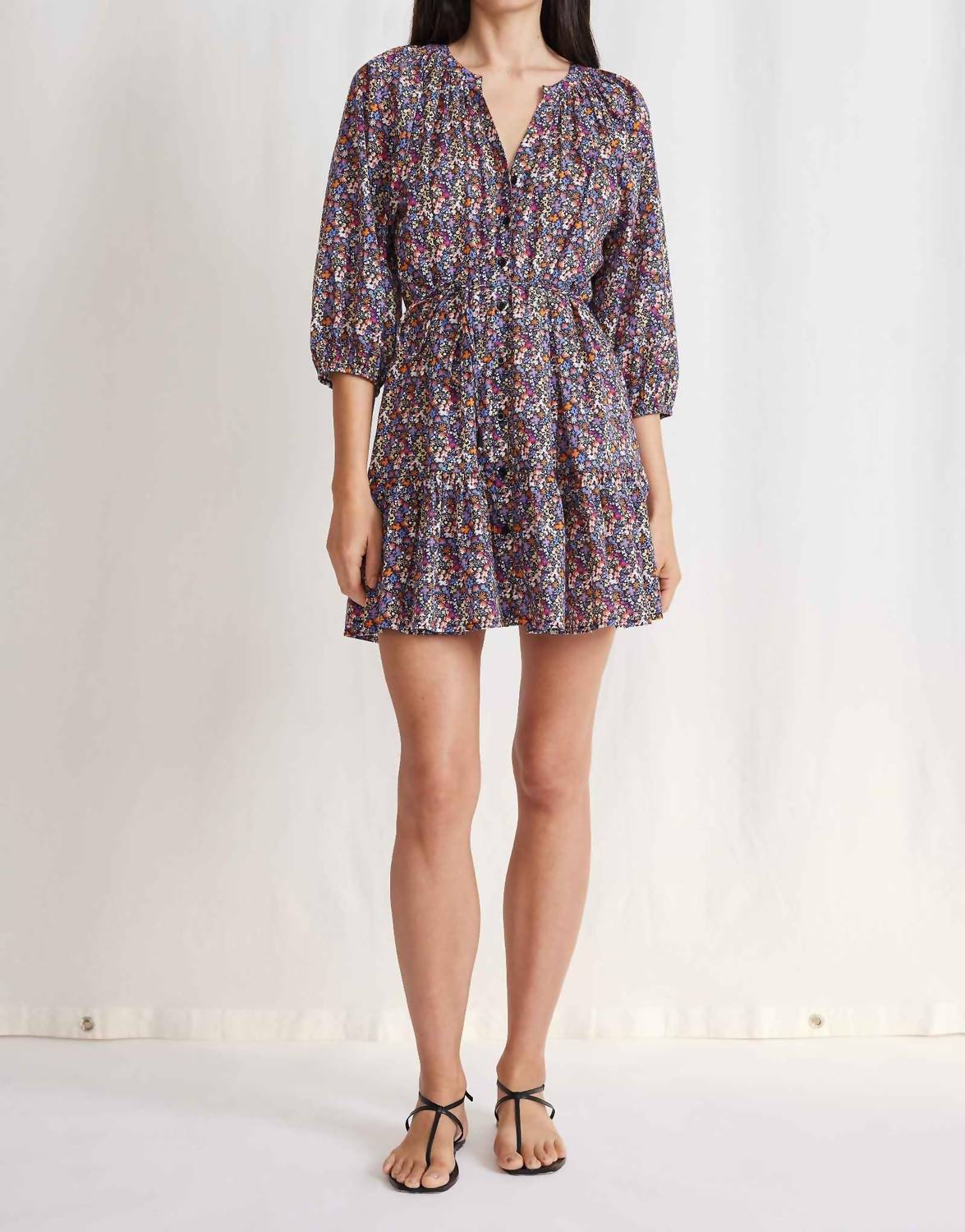 APIECE APART Mini Mitte Dress in bettina floral - women's dress