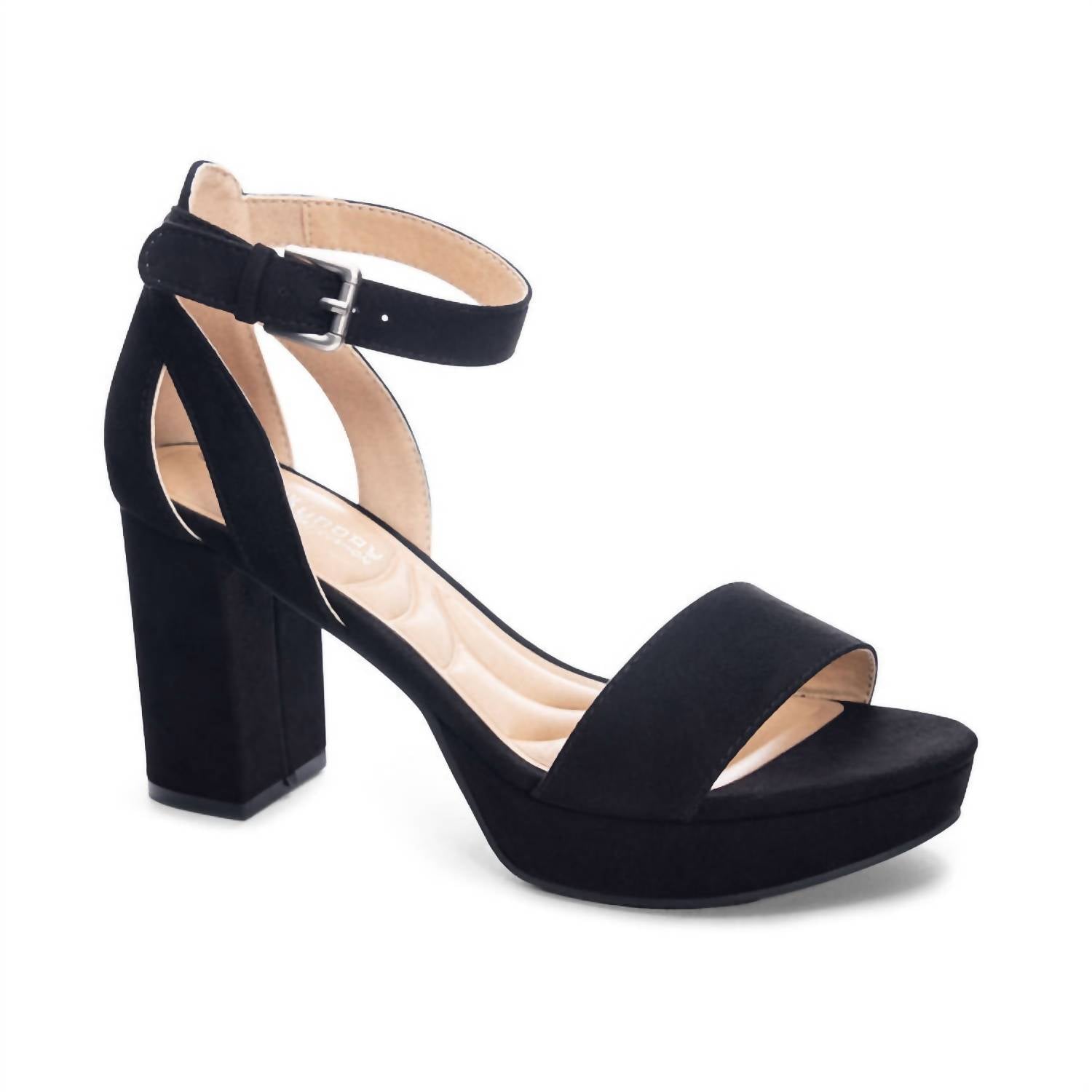 CHINESE LAUNDRY Women's Go On Block Dress Sandal in black - women's sandal