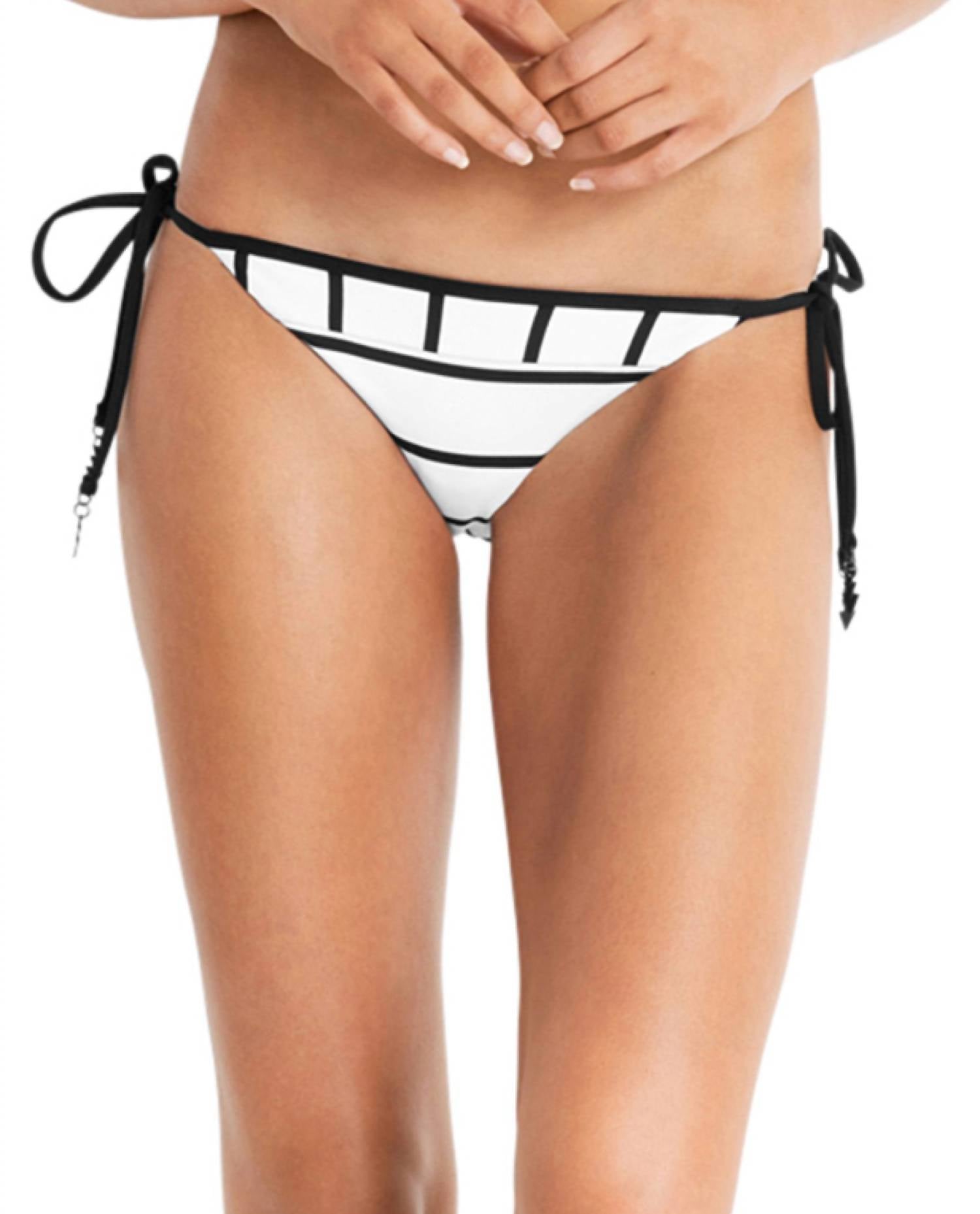 Seafolly - Castaway Stripe Side Tie Bikini Bottom