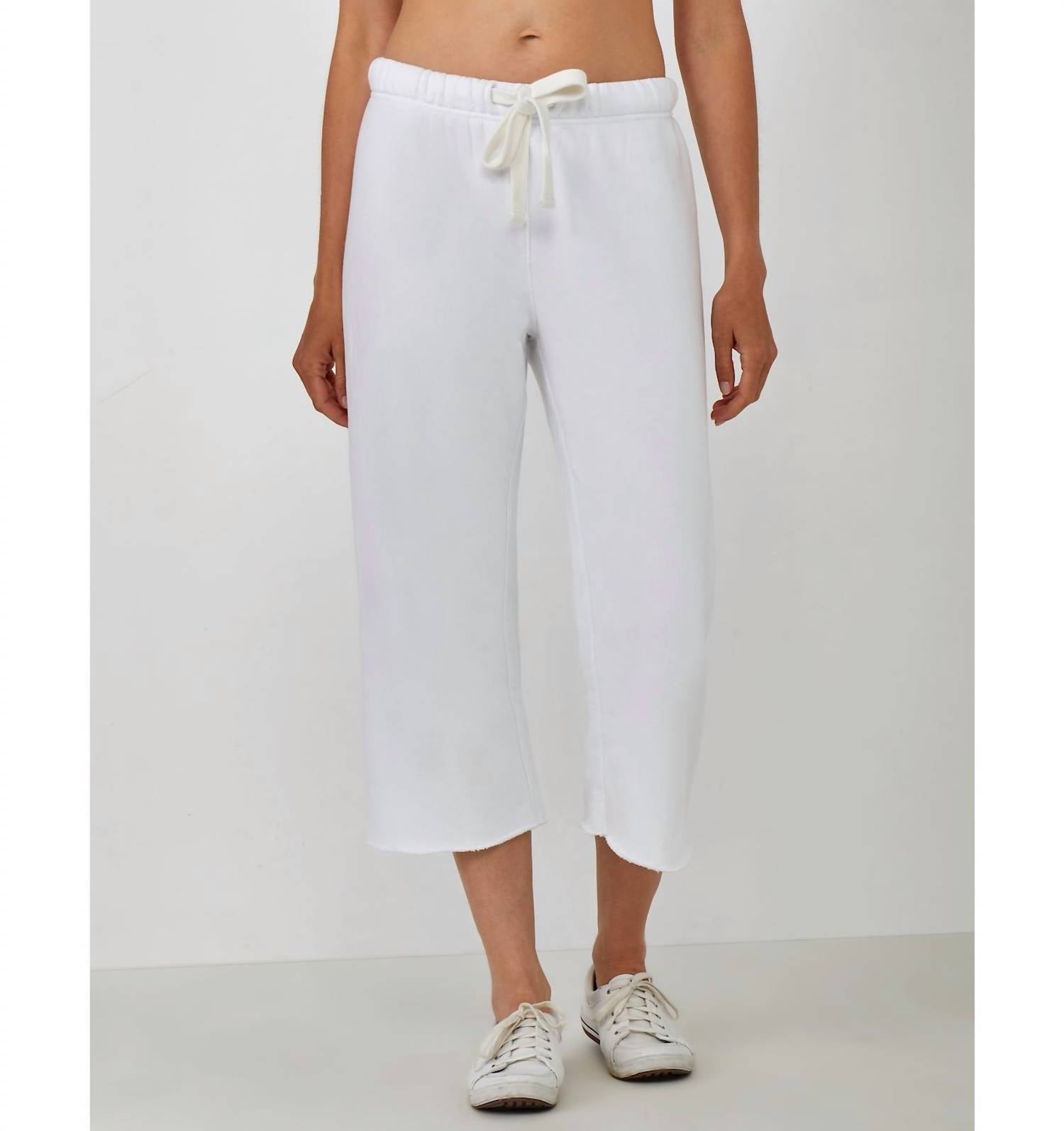 Charlie Paige - Cotton French Fleece Capri Pants