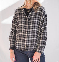 Bella Dahl - Boyfriend Plaid Button-down Shirt