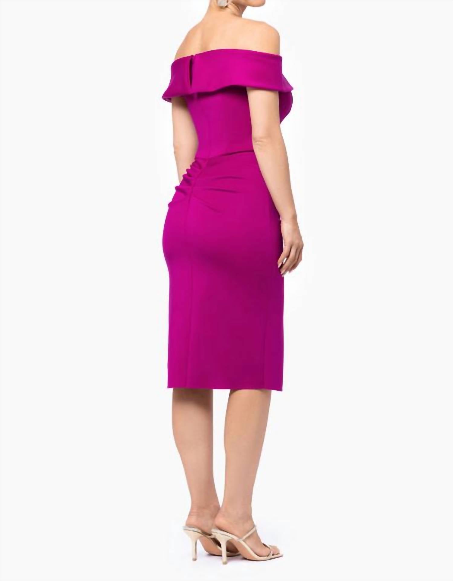 Xscape - Vanessa Off Shoulder Dress