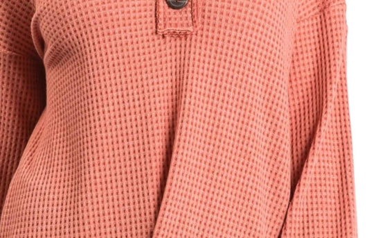 Hailey & Co - Long Sleeve Waffle Top