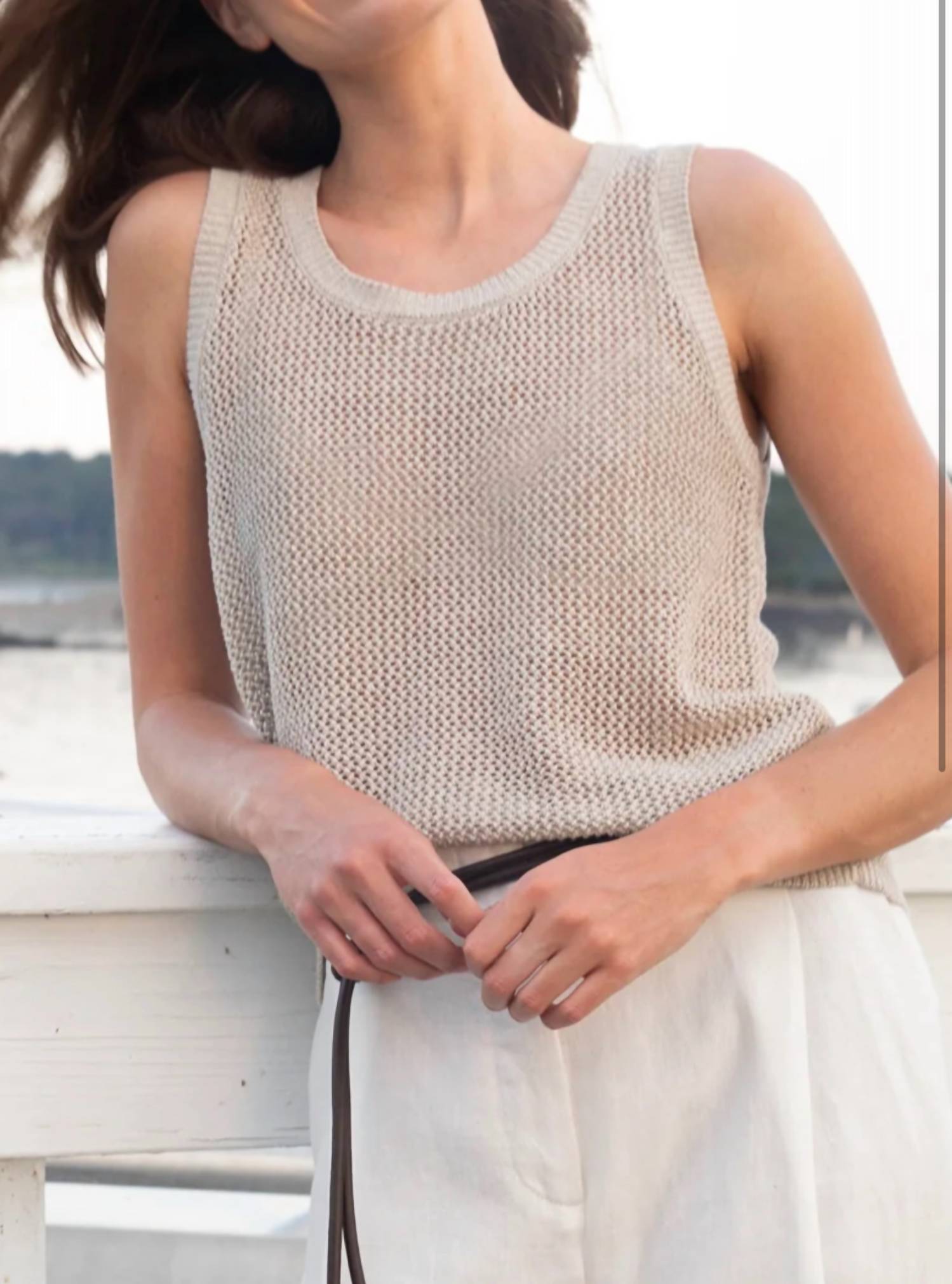 Kinross - Lurex Mesh Tank