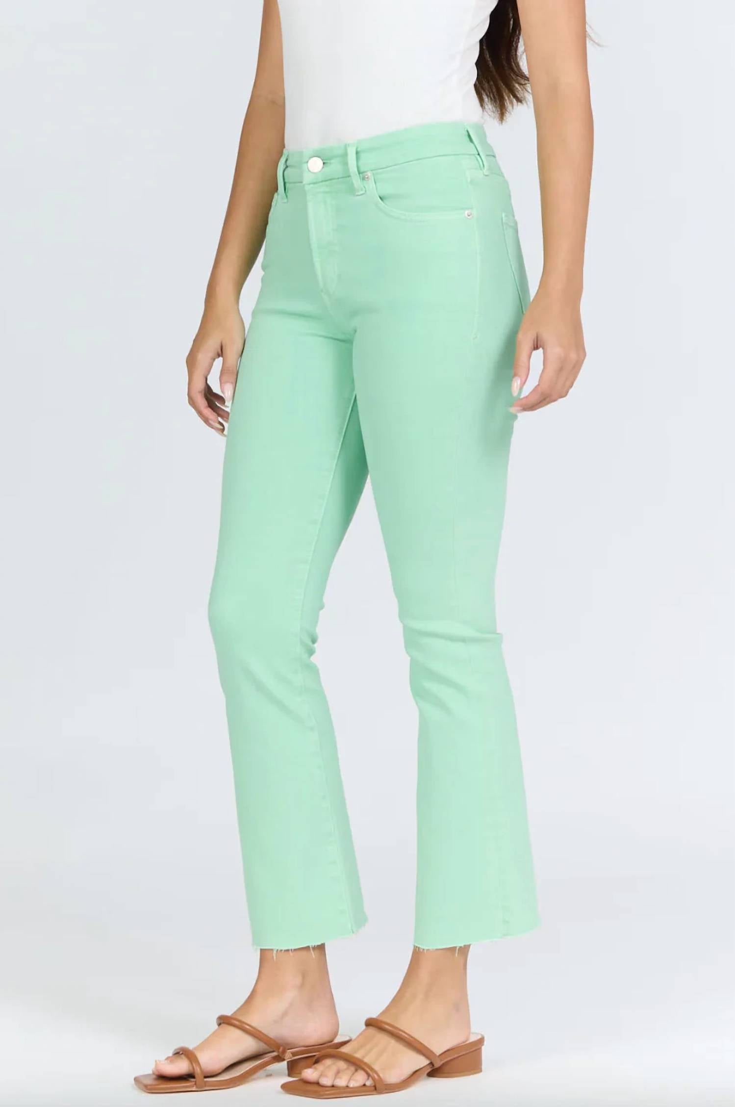 Dear John Denim - Jeanne Flare Leg Cropped Jeans