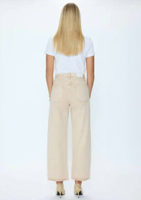 Pistola - Tate Crop Bowed Wide Leg Jean