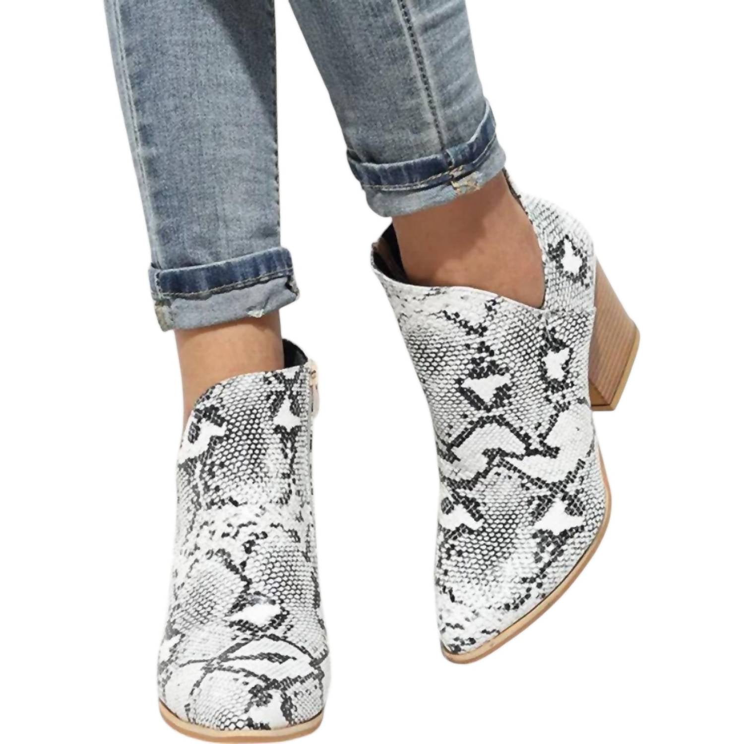 Posh - Women's Python Booties