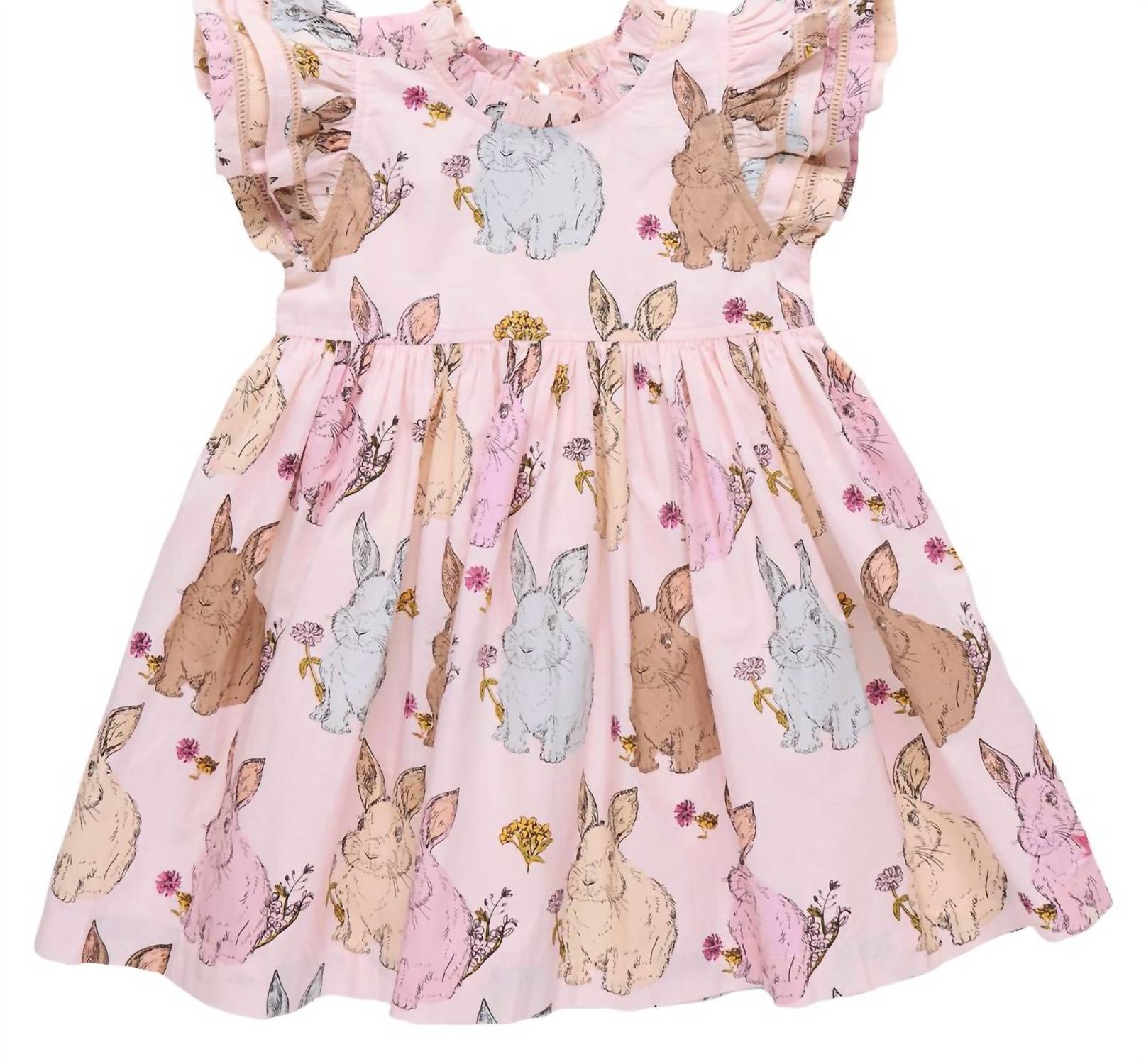 Pink Chicken - Girls Jennifer Double Ruffle Dress