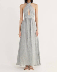 Rumer - Delphine Halter Maxi Dress