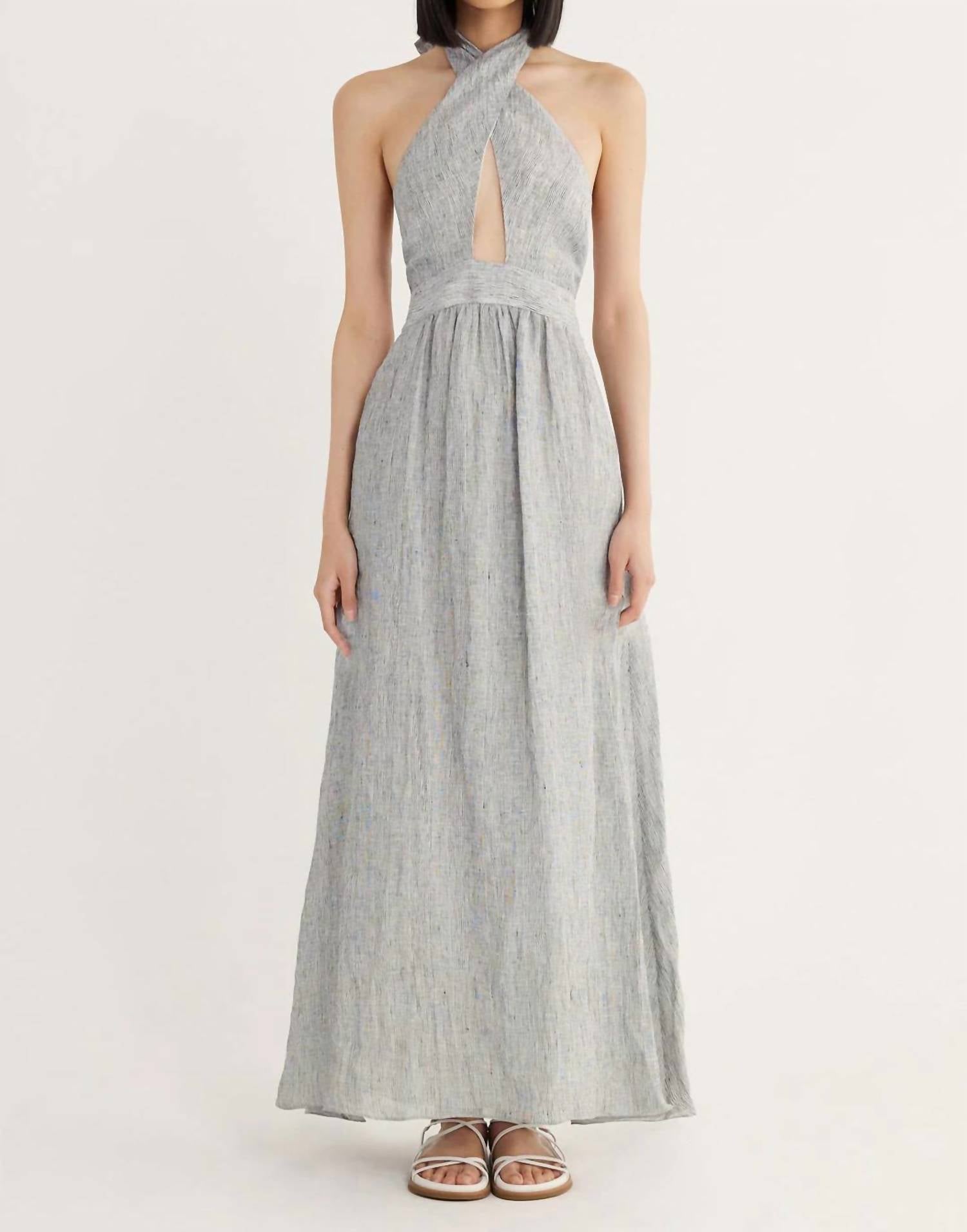 Rumer - Delphine Halter Maxi Dress