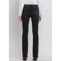 FLYING MONKEY High Rise Slim Bootcut Jeans in faded black - women's jeans - alternate view