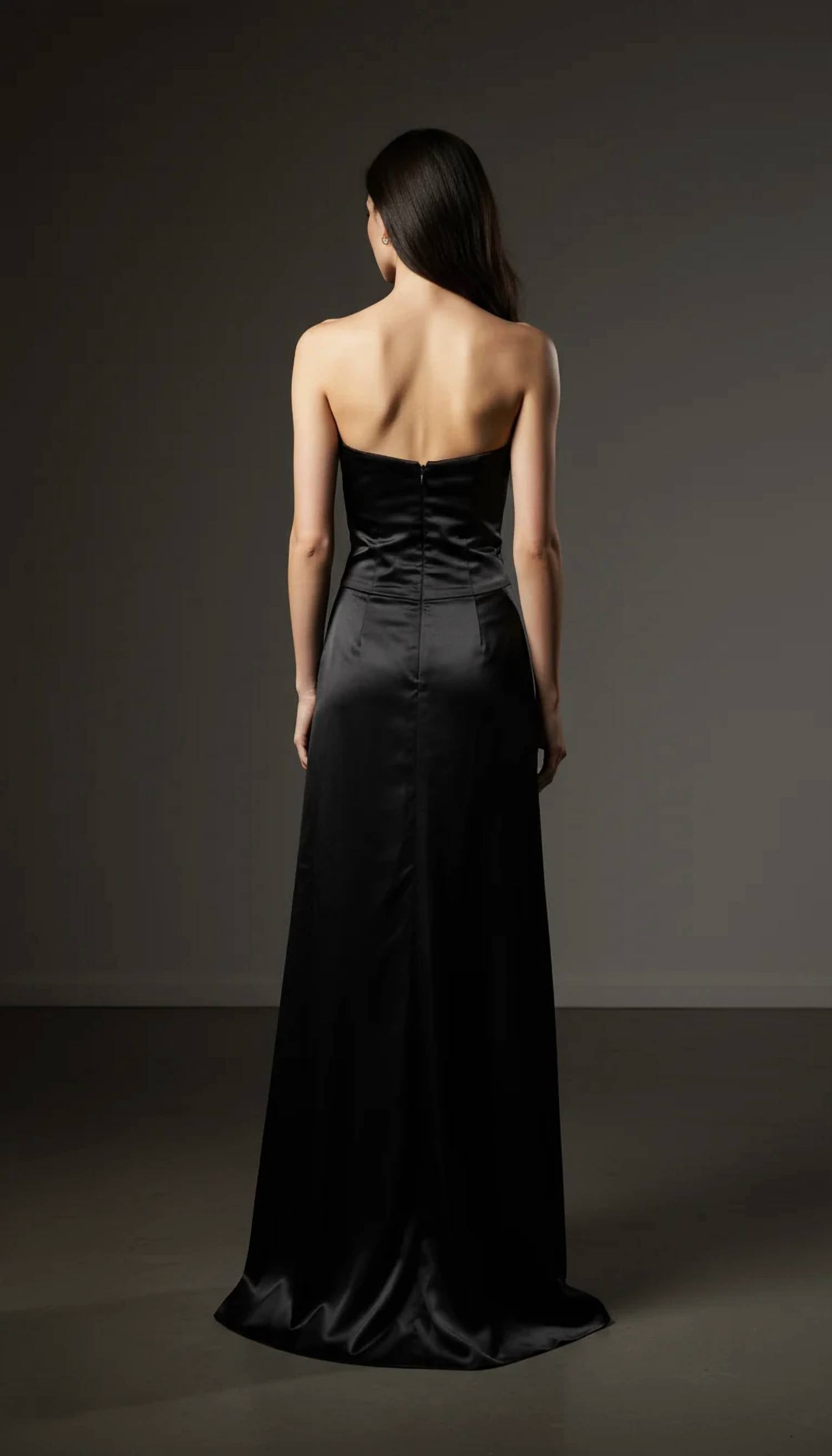 Last Dress - Strapless Evening Maxi Gown