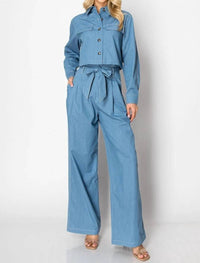 Vogue Vibes - Azura Wide Leg Pant Set