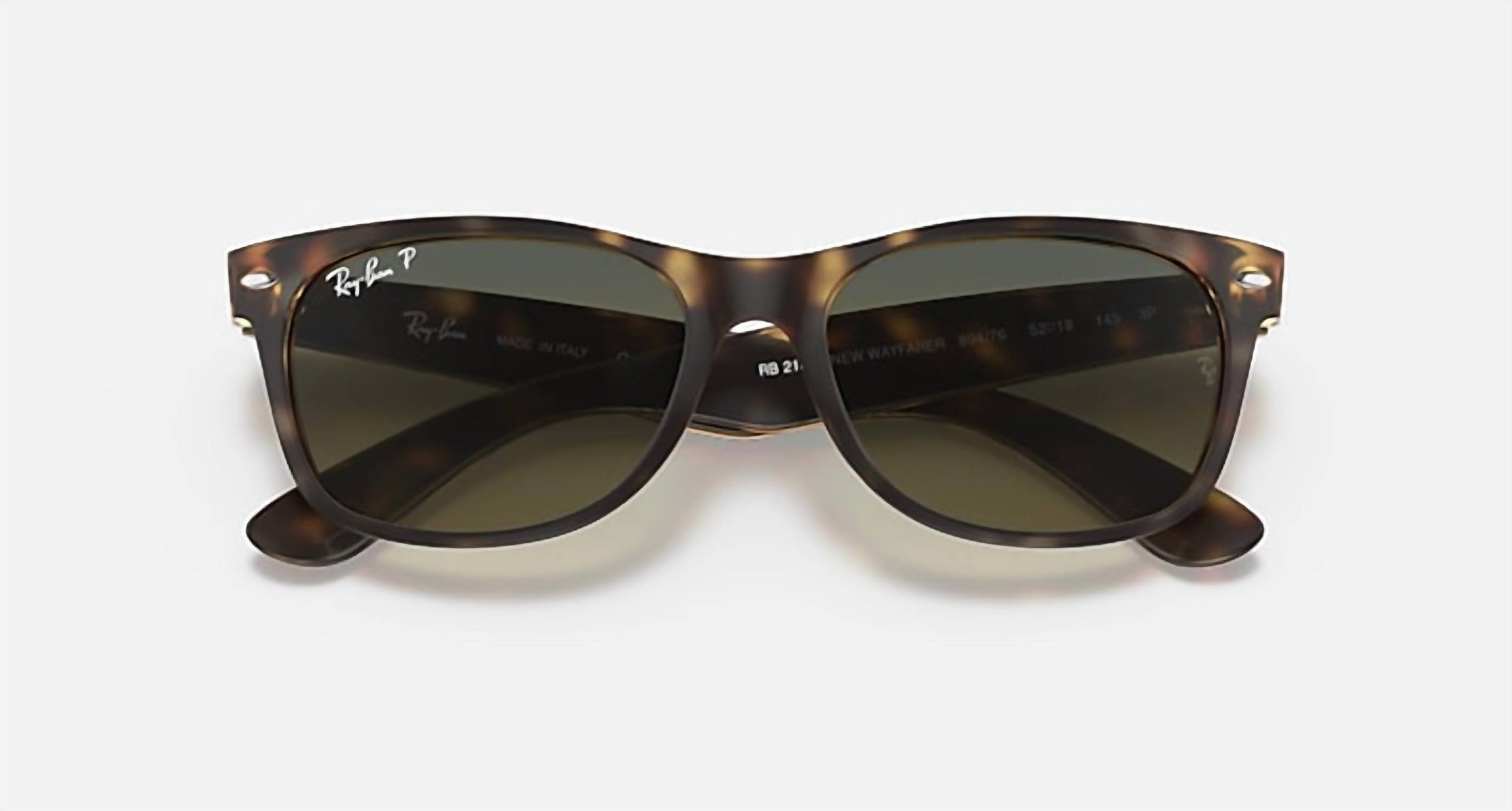 Ray Ban - New Wayfarer Classic Medium Polarized Sunglasses Rb2132 894/76