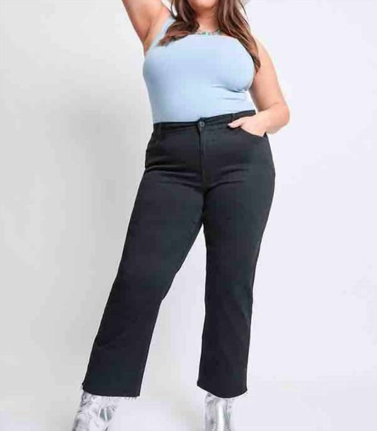 Ymi - High Rise Wide Leg Trouser - Plus