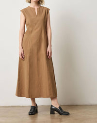 Lilla P - Twill Princess Seam Maxi Dress