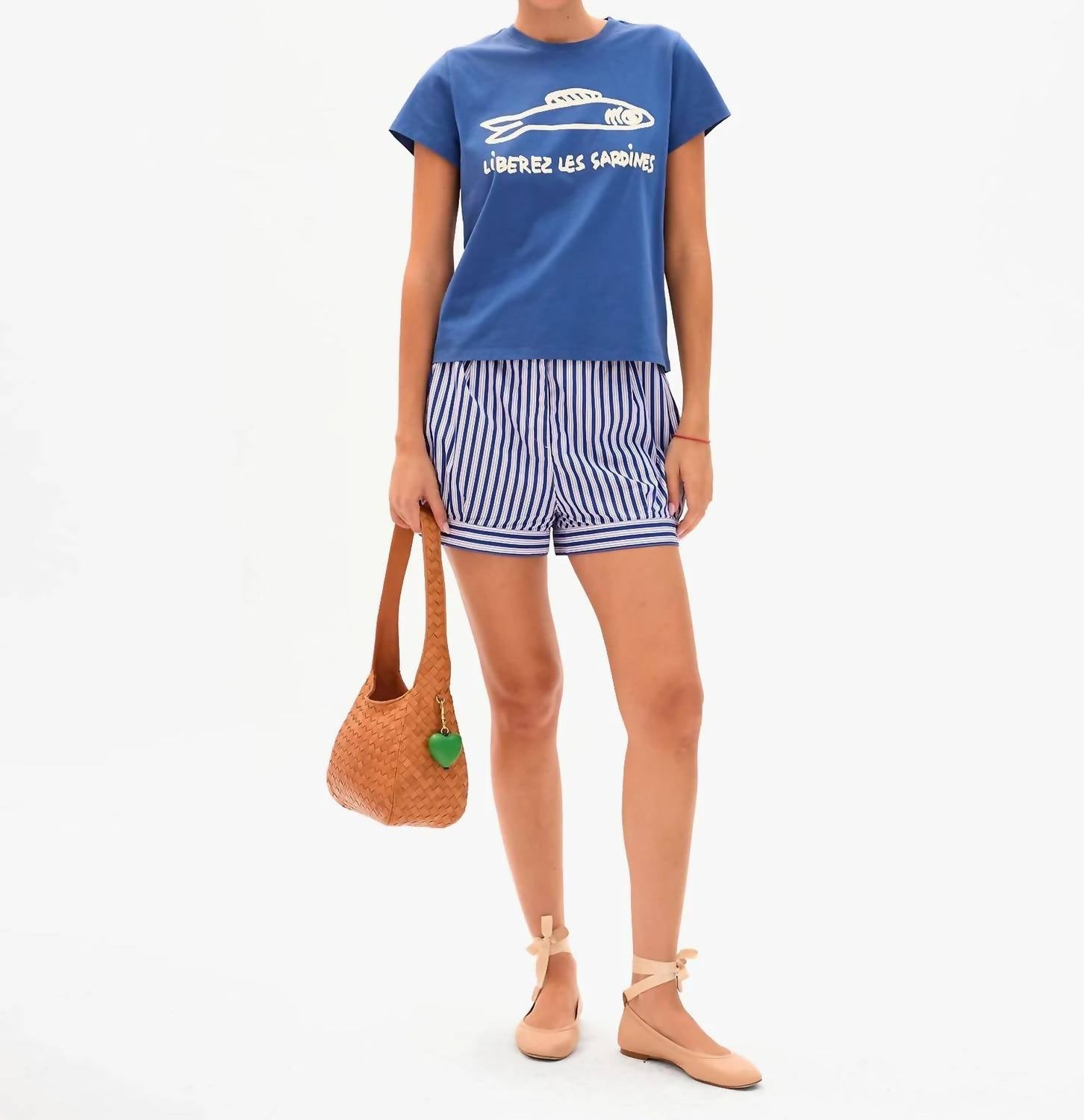 Clare V. - Women's Bando Woven Diagonal Shoulder Bag