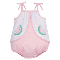 Little English - Kids Sadie Watermelon Sunsuit