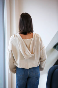 Project Social T - SAMSON BUBBLE HEM V-NECK HOODIE