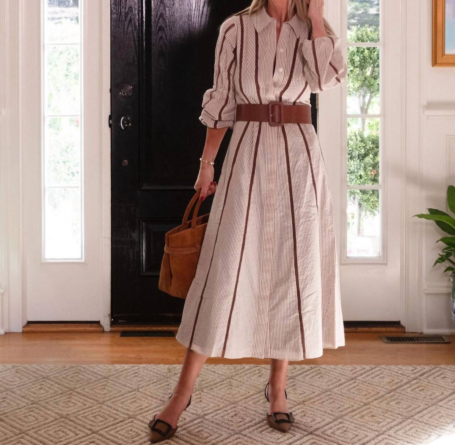 Sail To Sable - The Belted Shirt Dress