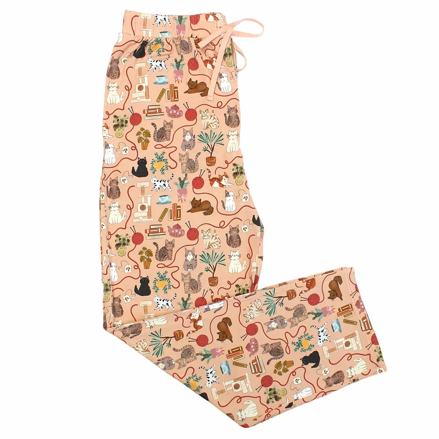 Emerson And Friends - Cats Meow Bamboo Relaxed Lounge Pajama Pants