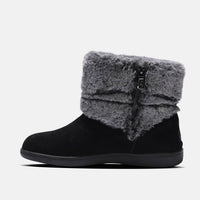 Lamo - Women's Dharma Suede And Fur Collared Boot