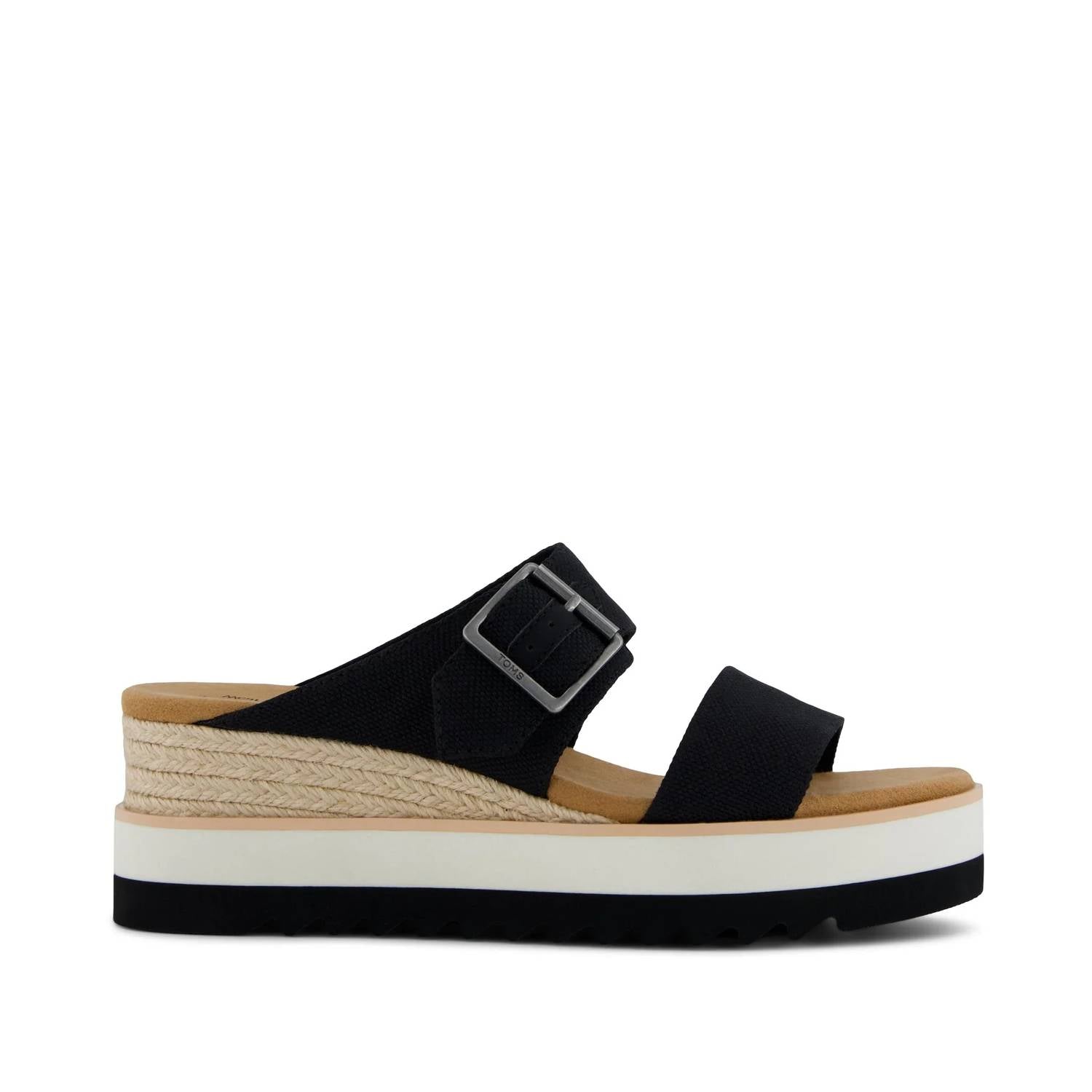 Toms - Women's Diana Mule Buckle Wedge Sandal
