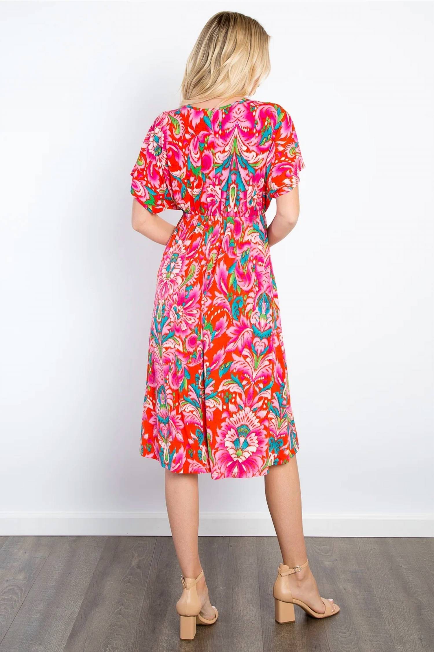 Emme Kay - Bulgari Print Midi Dress