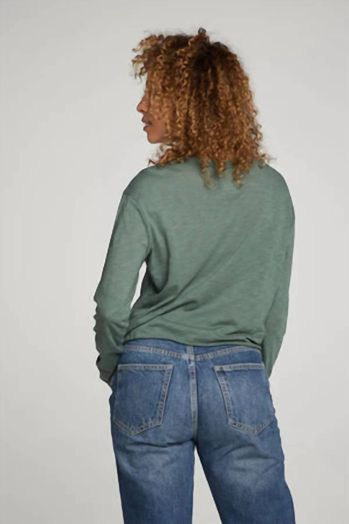 Chaser - Long Sleeve Cropped Top