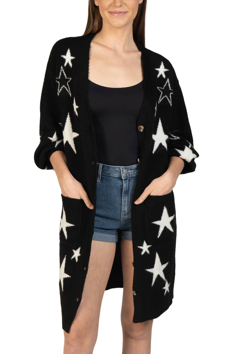 Love Token - Star Knitted Cardigan